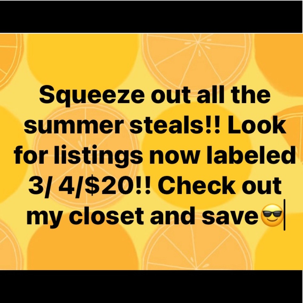 MIX AND MATCH ALL ITEMS LISTED 3/4/$20!!